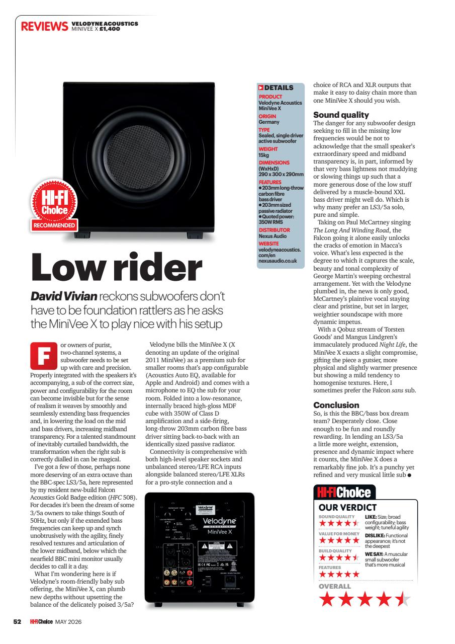 Hi-Fi Choice Preview Pages