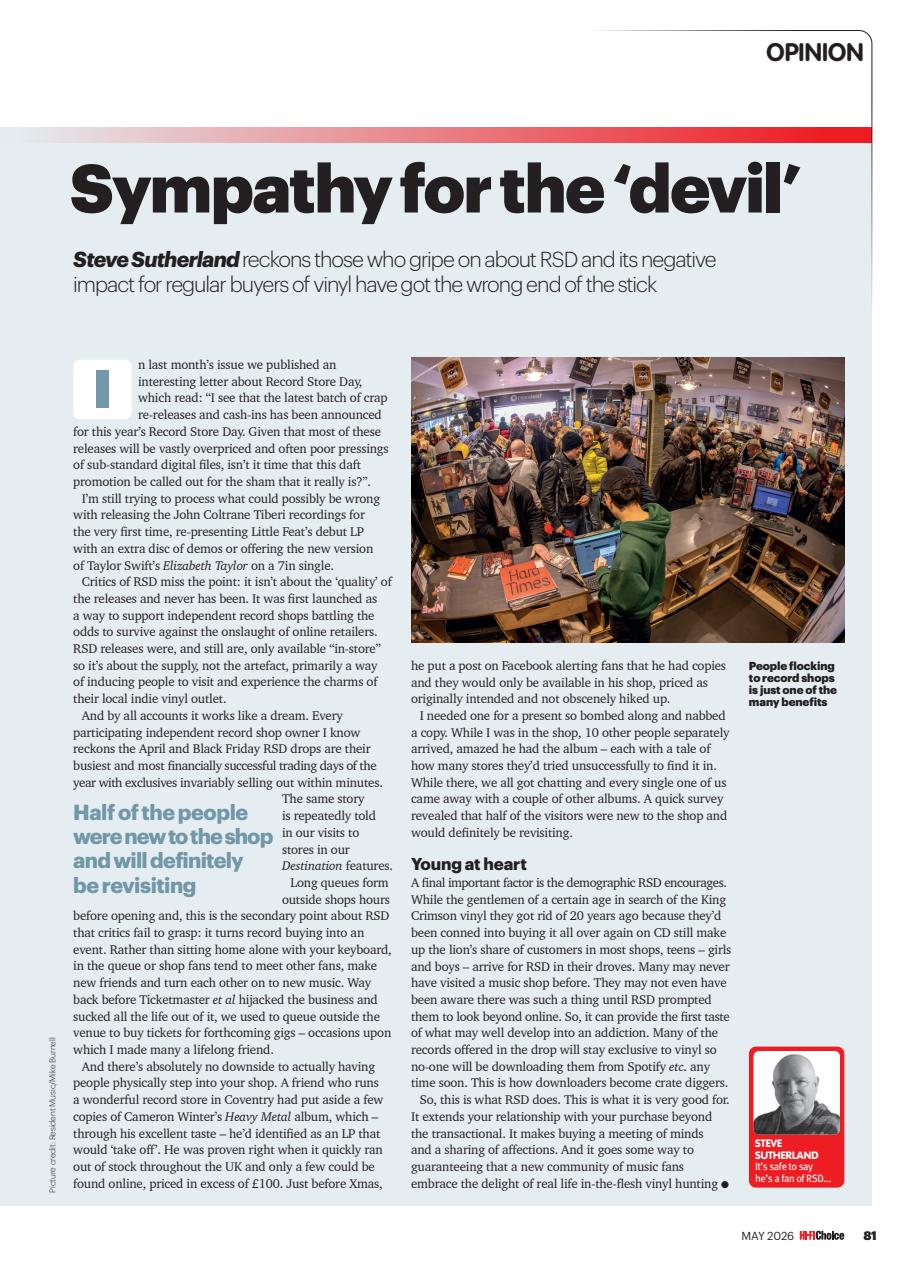 Hi-Fi Choice Preview Pages