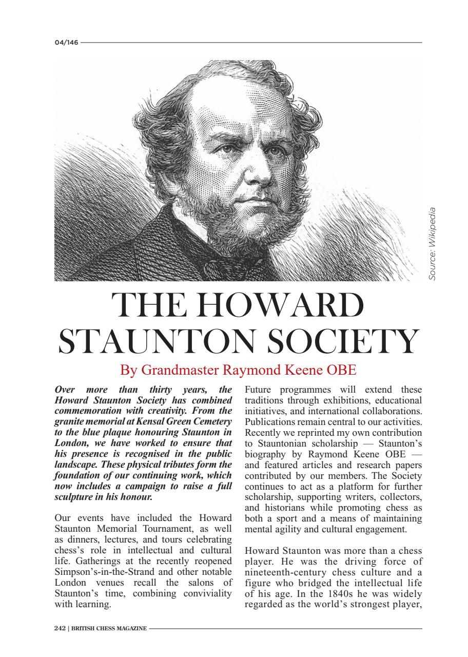 British Chess Magazine Preview Pages