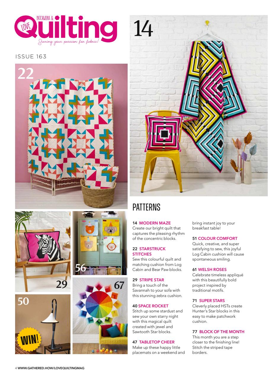 Love Patchwork & Quilting Preview Pages