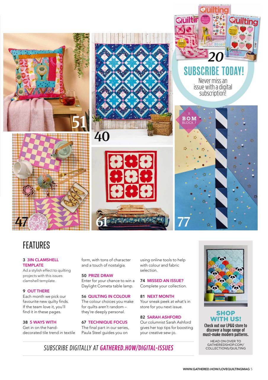 Love Patchwork & Quilting Preview Pages