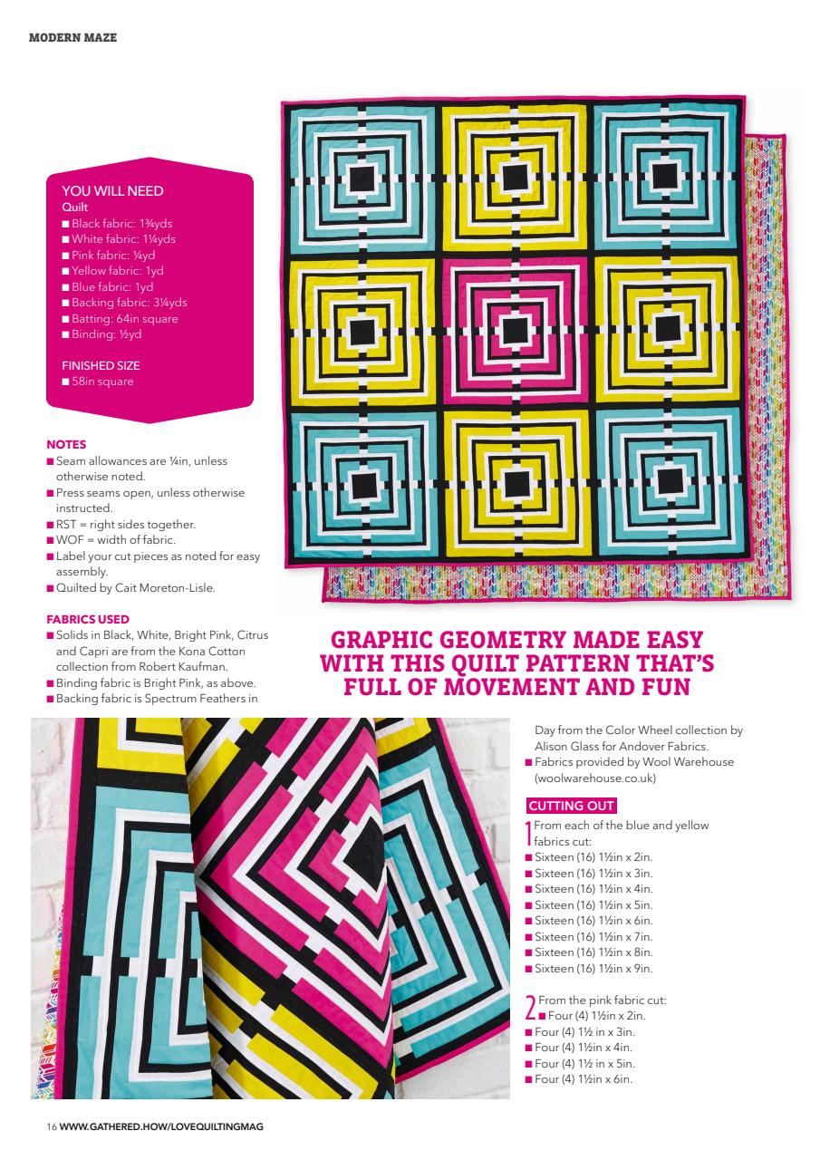 Love Patchwork & Quilting Preview Pages