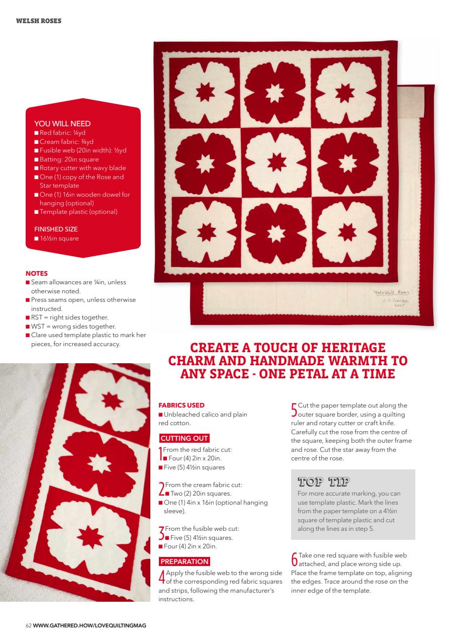 Love Patchwork & Quilting Preview Pages