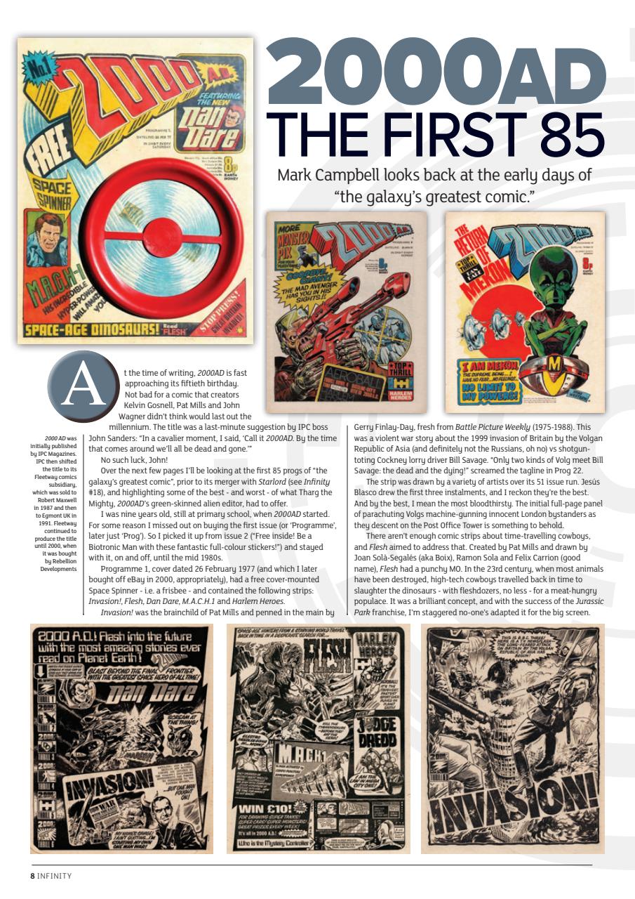 Infinity Magazine Preview Pages