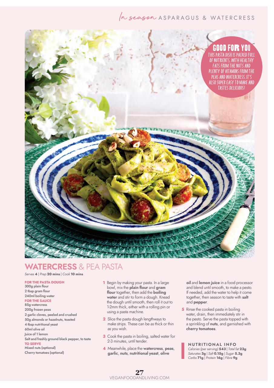 Vegan Food & Living Magazine Preview Pages