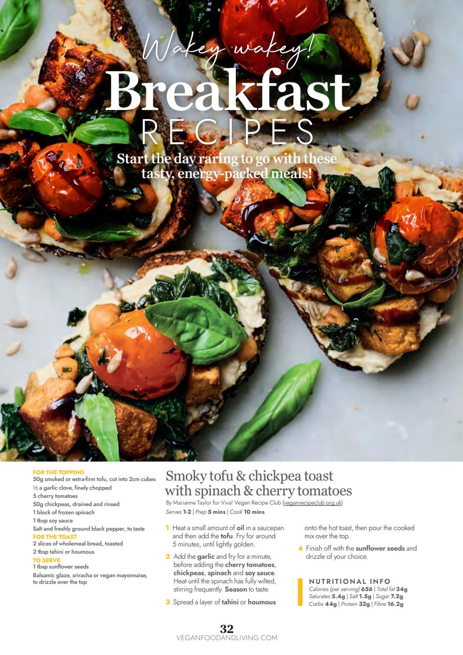 Vegan Food & Living Magazine Preview Pages