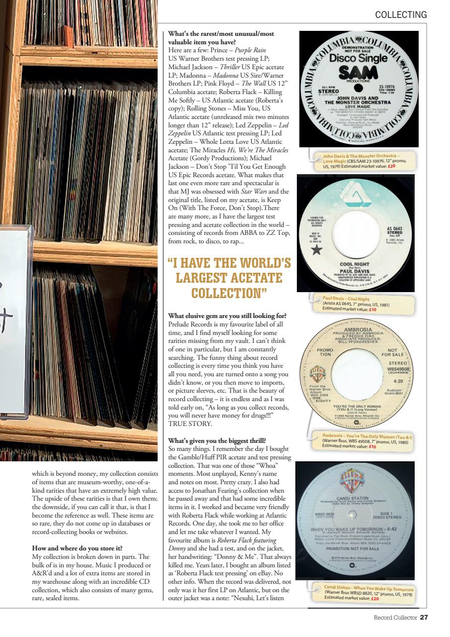 Record Collector Preview Pages
