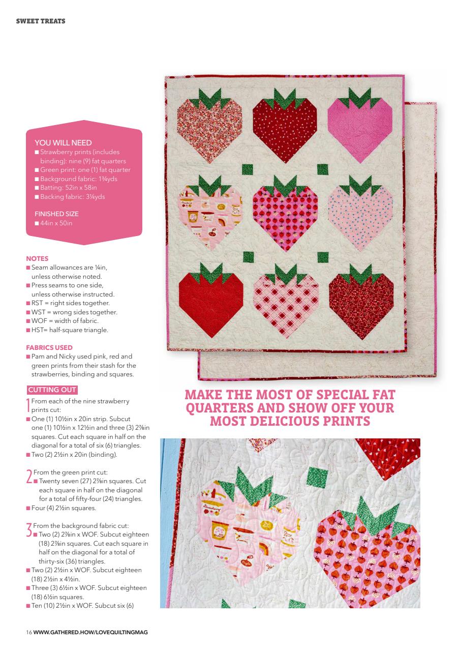 Love Patchwork & Quilting Preview Pages