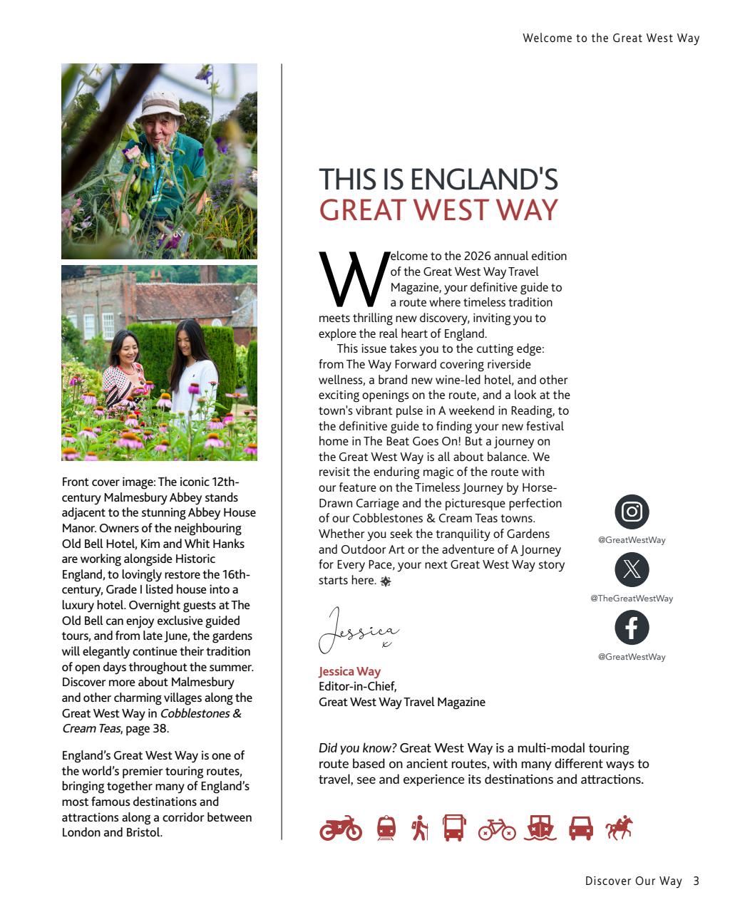 Great West Way Travel Preview Pages
