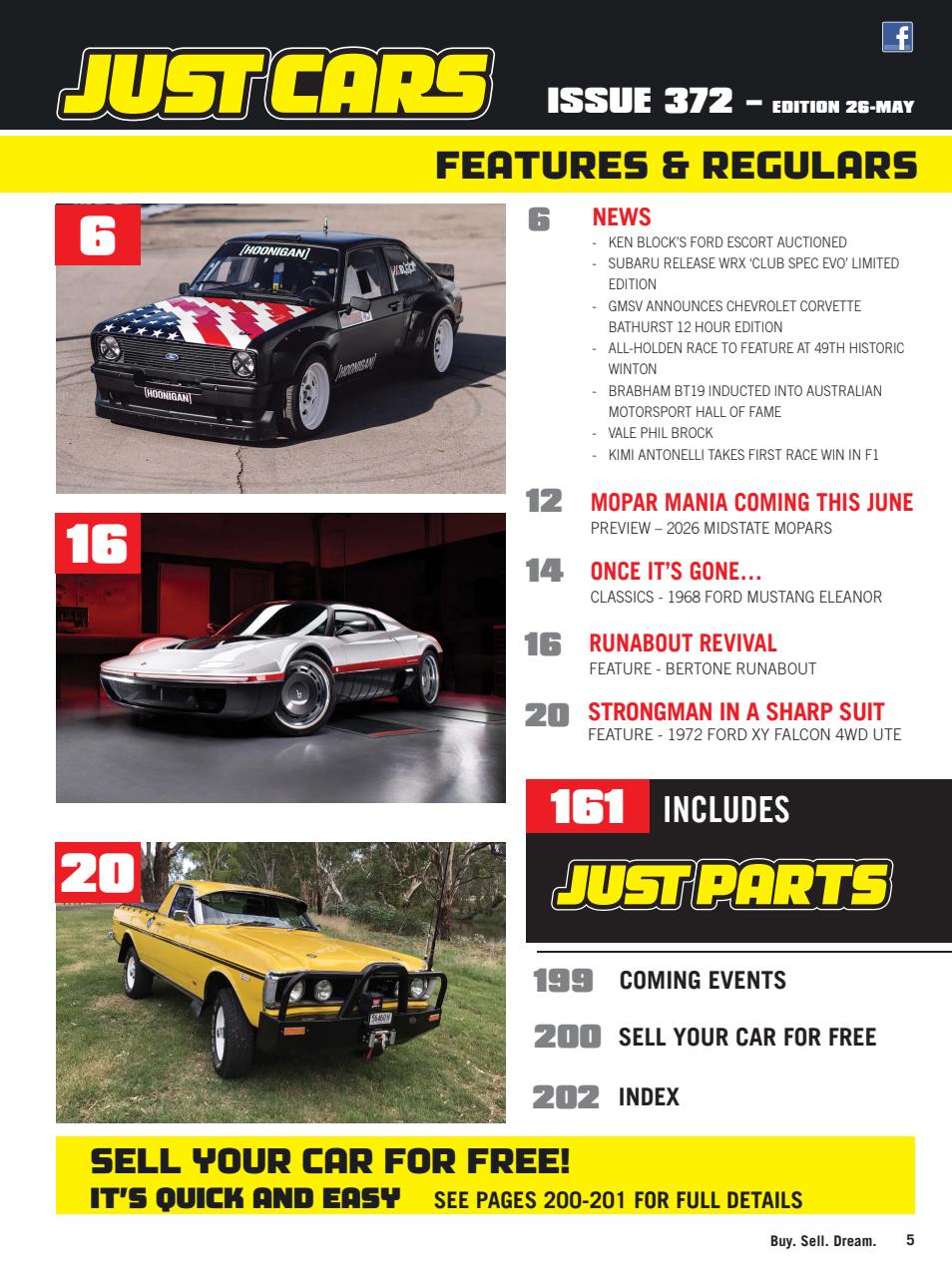 JUST CARS Preview Pages