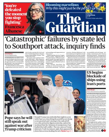 The Guardian Newspaper issue Tuesday, 14 April 2026