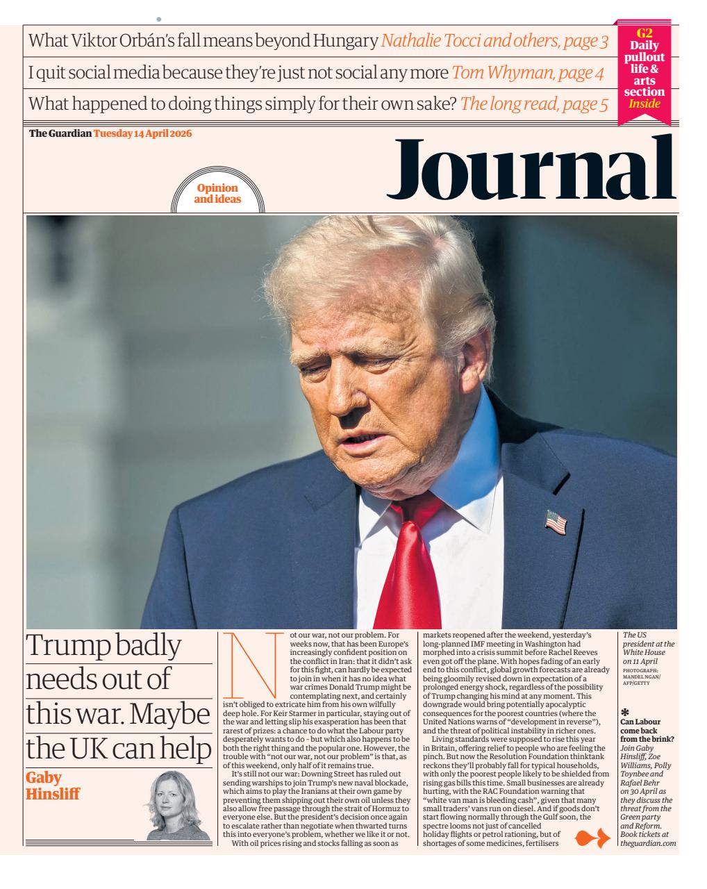 The Guardian Newspaper - Tuesday, 14 April 2026 Back Issue