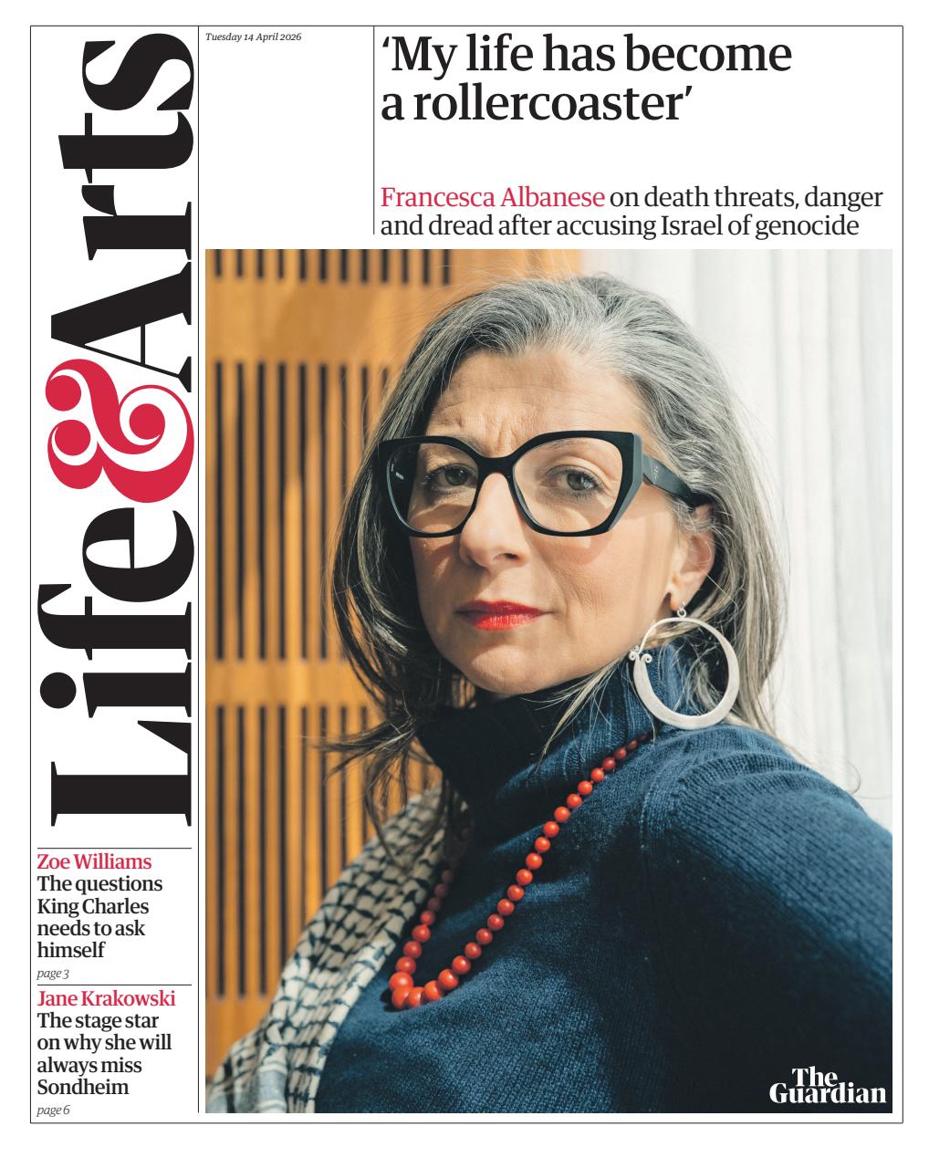 The Guardian Newspaper - Tuesday, 14 April 2026 Back Issue