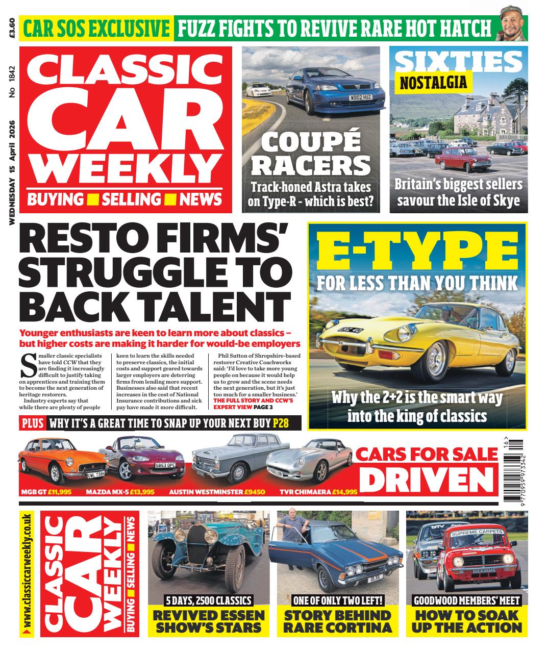 Classic Car Weekly Preview Pages
