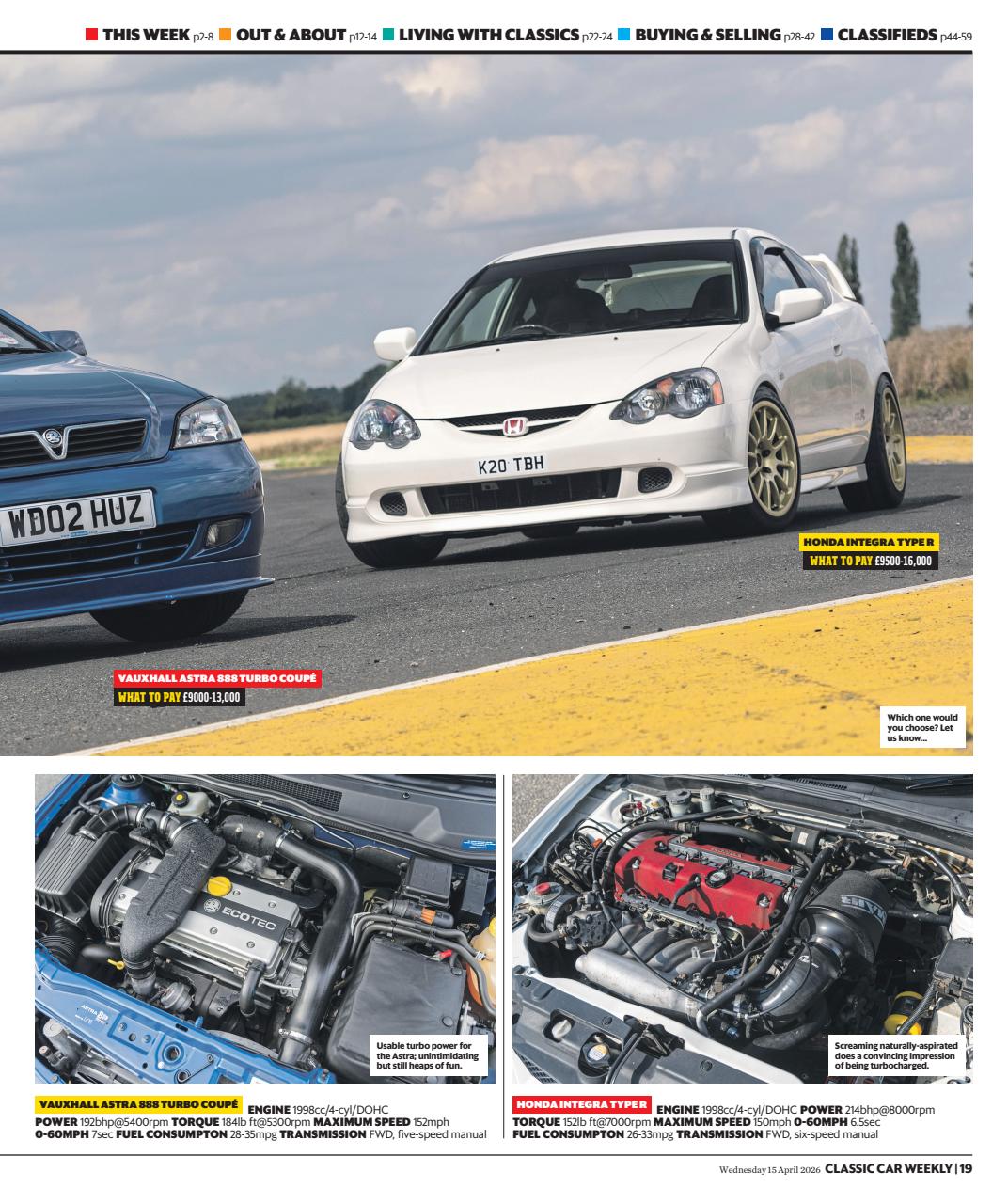 Classic Car Weekly Preview Pages