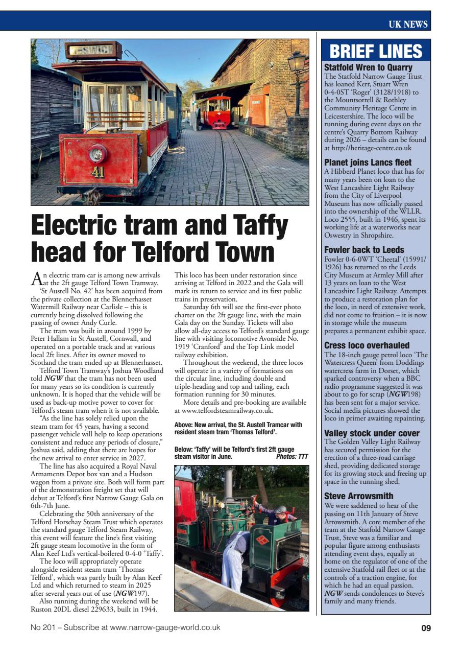 Narrow Gauge World Preview Pages