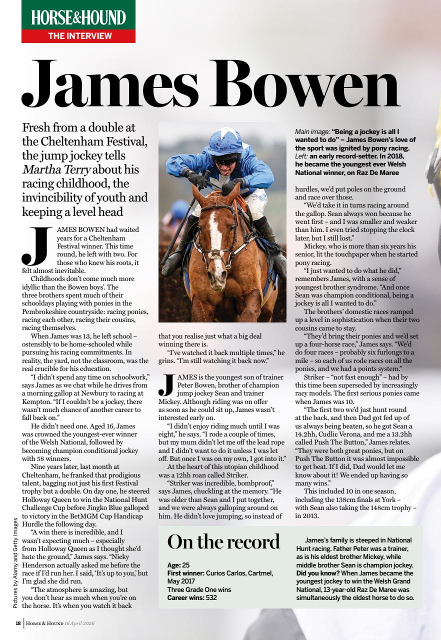 Horse & Hound Preview Pages