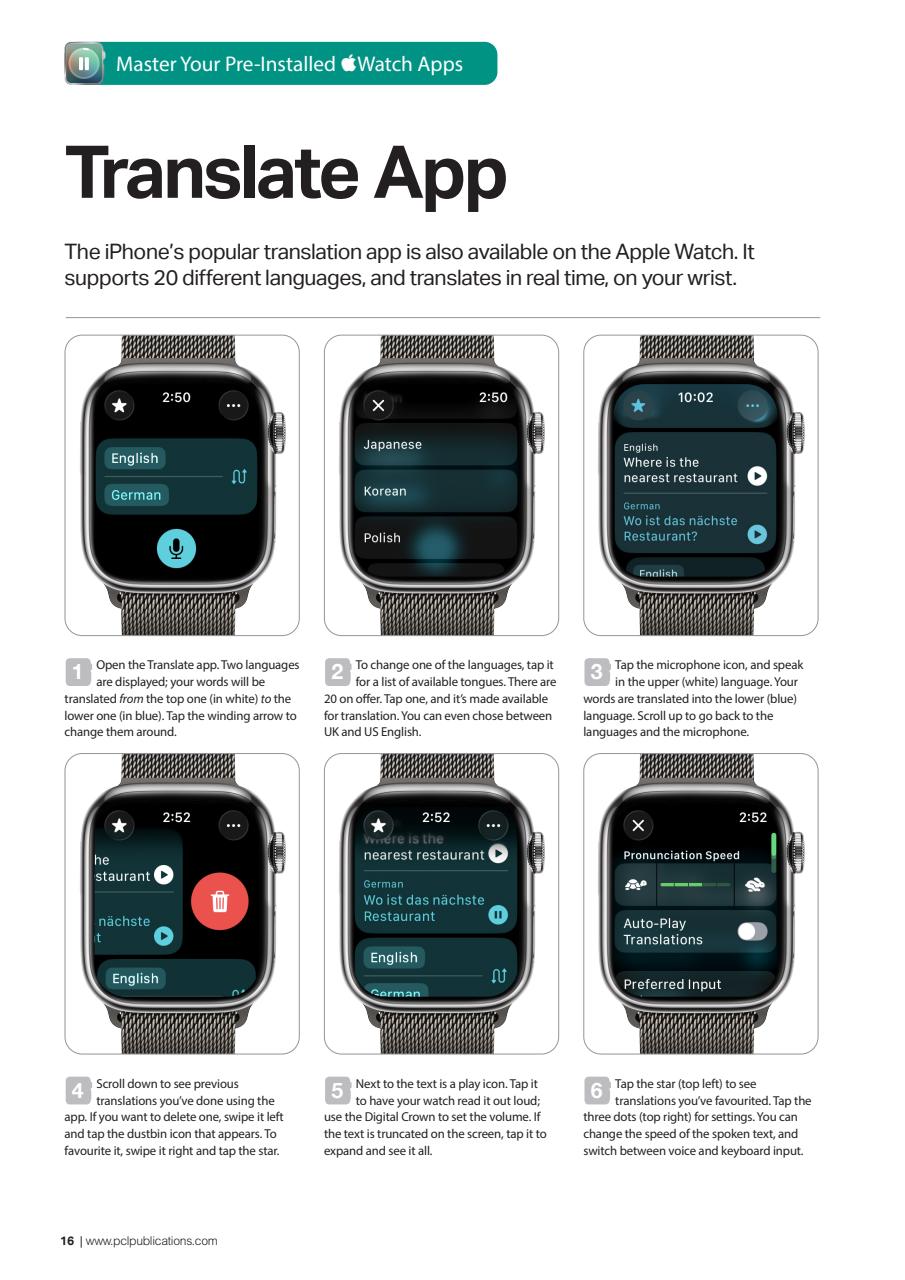 Apple Watch The Complete Manual Preview Pages