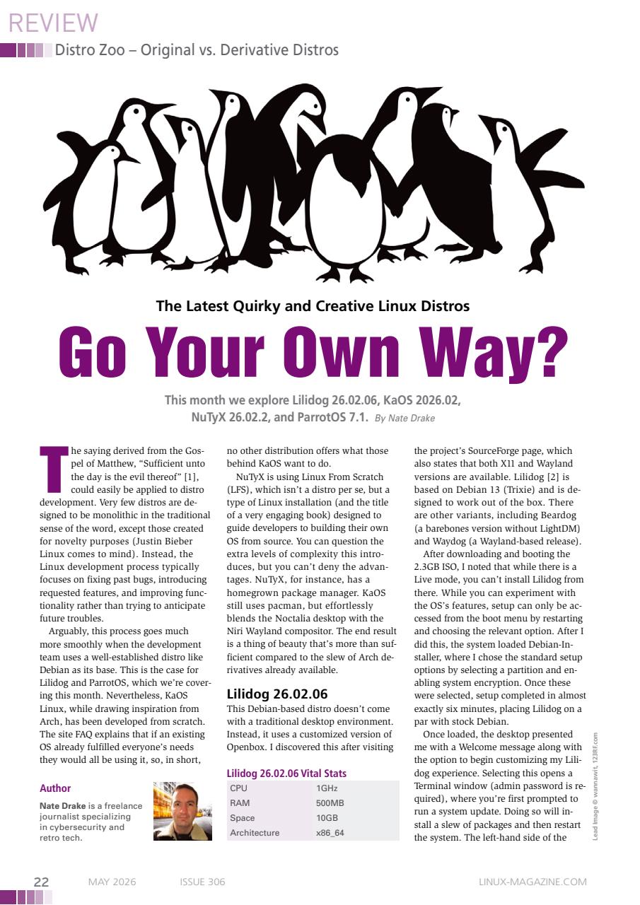 Linux Magazine Preview Pages