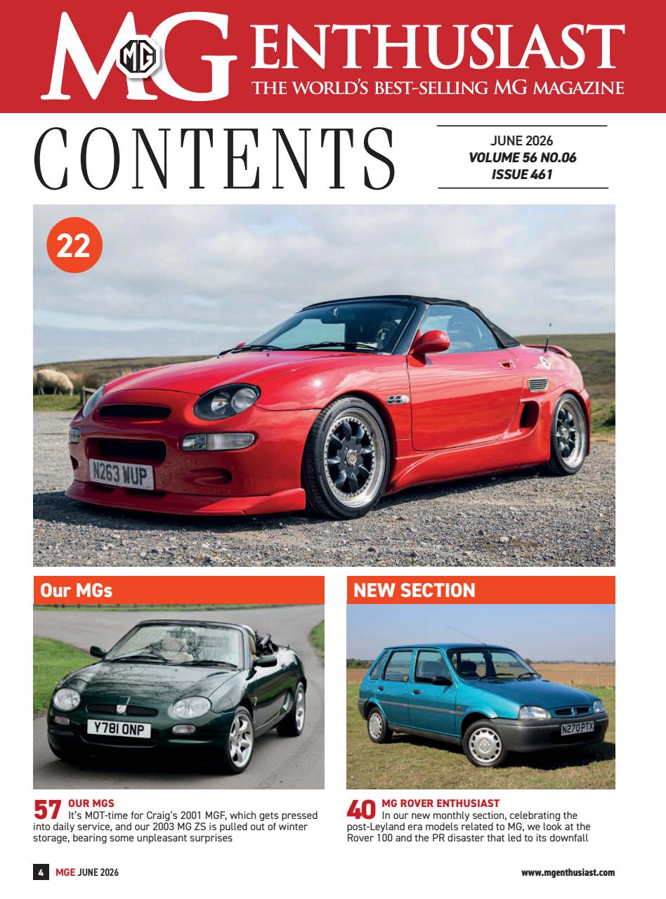 MG Enthusiast Preview Pages