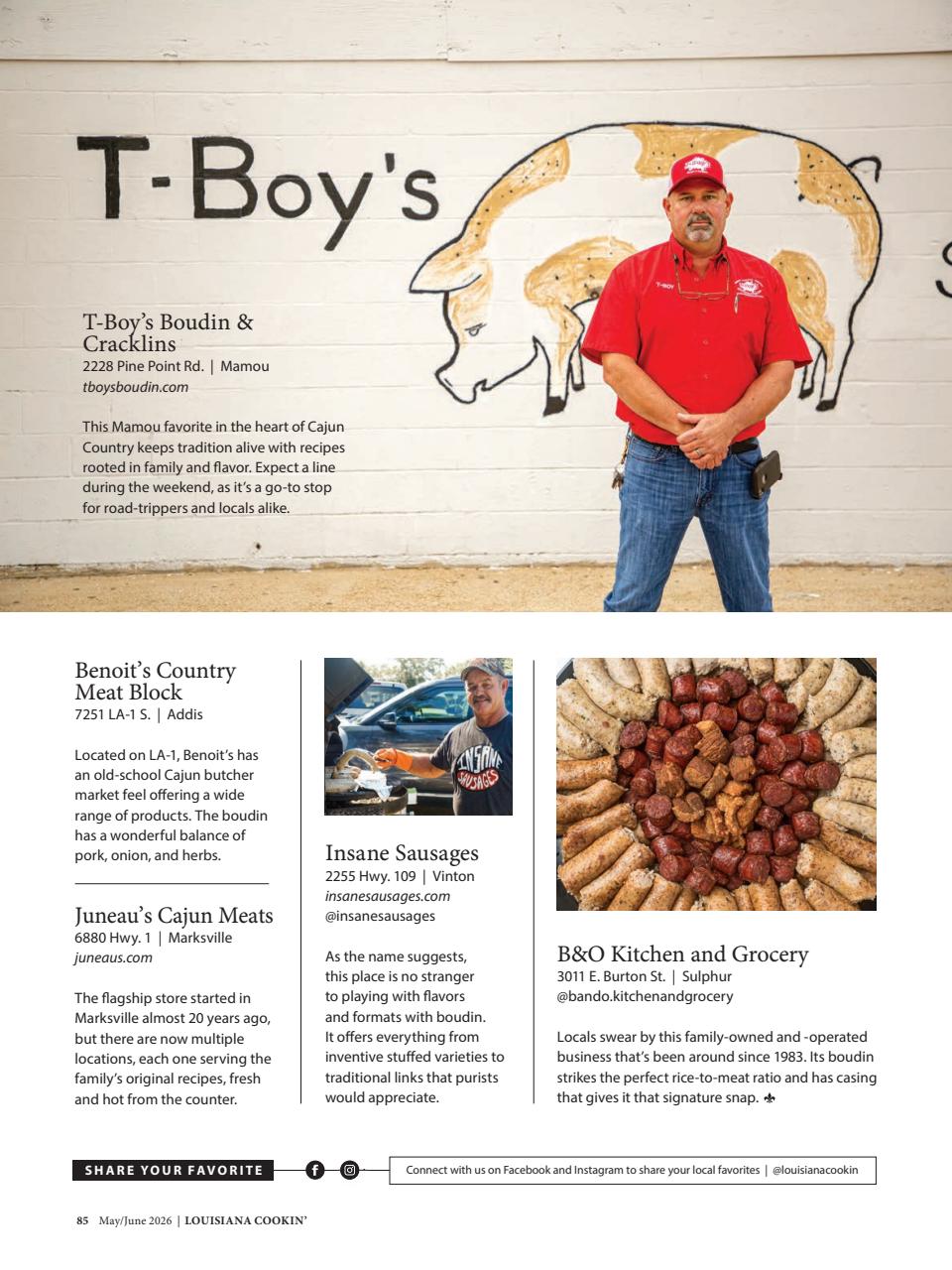 Louisiana Cookin’ Preview Pages