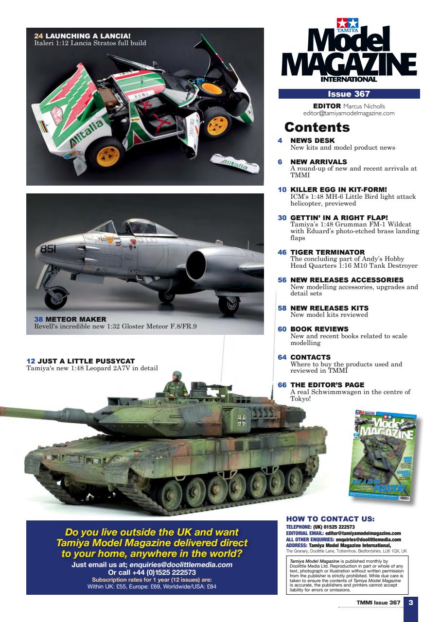 Tamiya Model Magazine Preview Pages