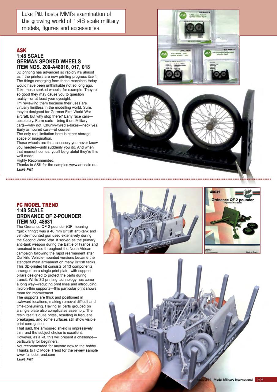 MIM: AFV Edition Preview Pages