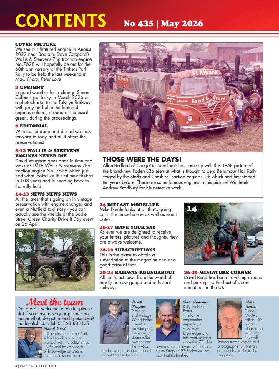 Old Glory Magazine Preview Pages