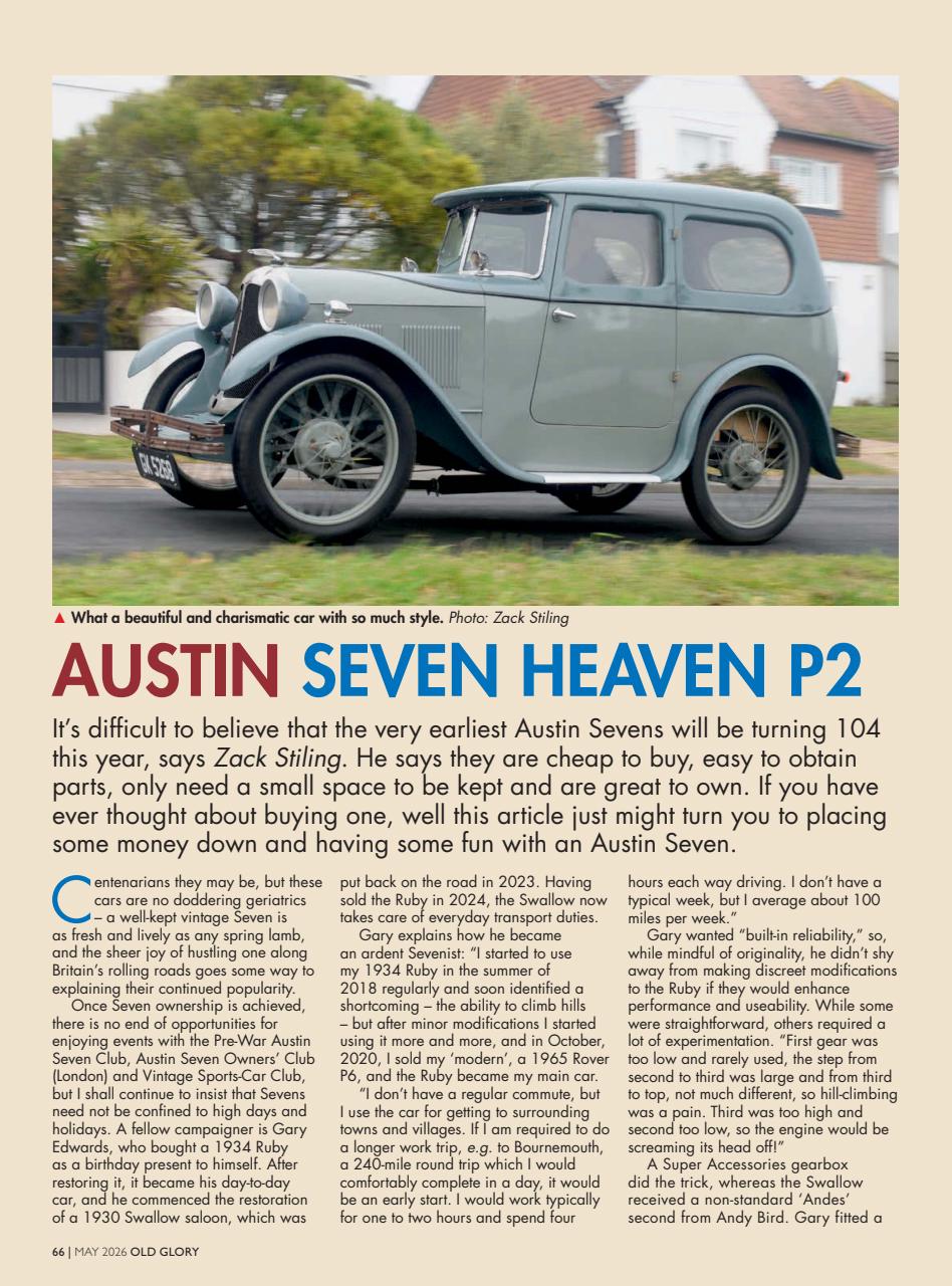 Old Glory Magazine Preview Pages