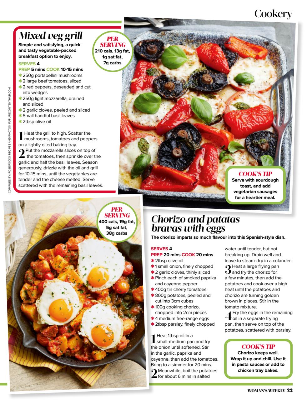 Woman's Weekly Preview Pages