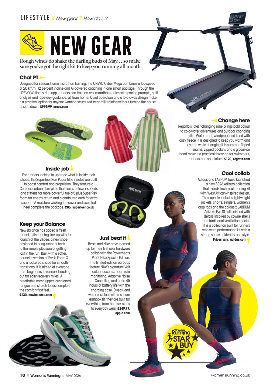 Women’s Running Preview Pages
