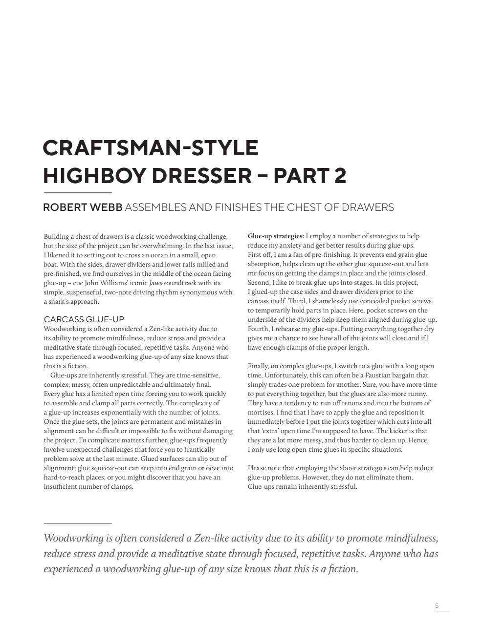 Furniture & Cabinetmaking Preview Pages