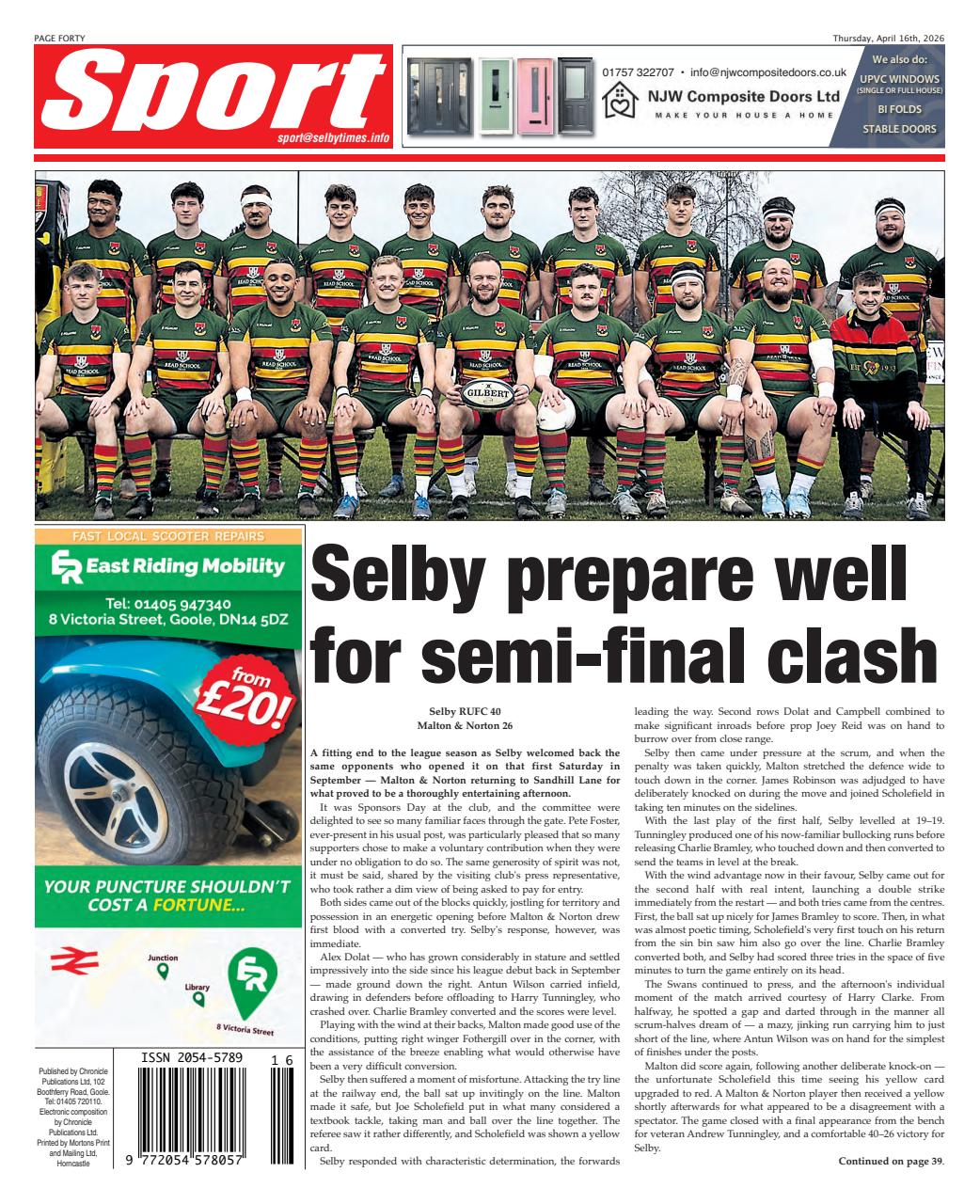 Selby Times Preview Pages