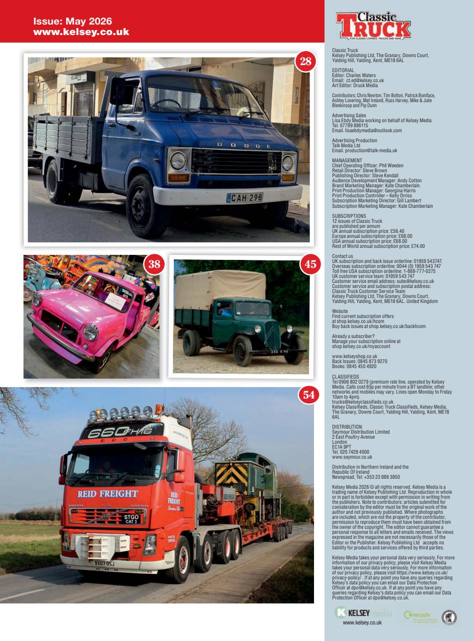 Classic Truck Preview Pages