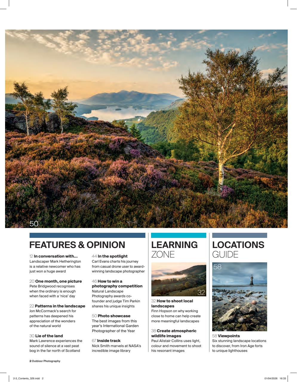 Outdoor Photography Preview Pages