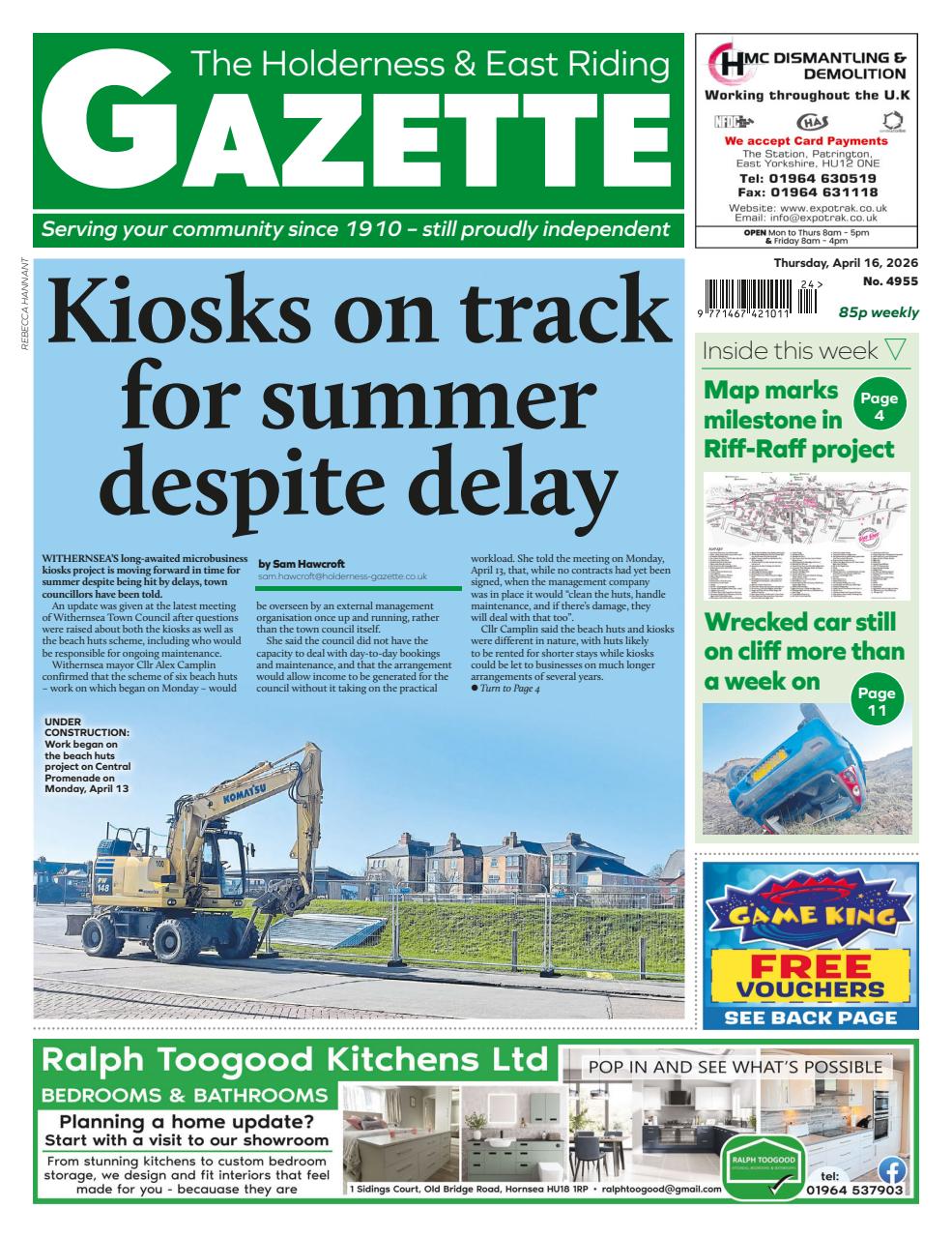 The Holderness & Hornsea Gazette Preview Pages