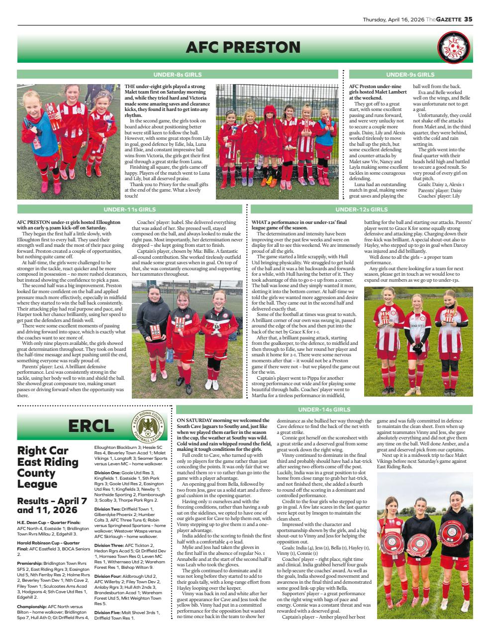 The Holderness & Hornsea Gazette Preview Pages