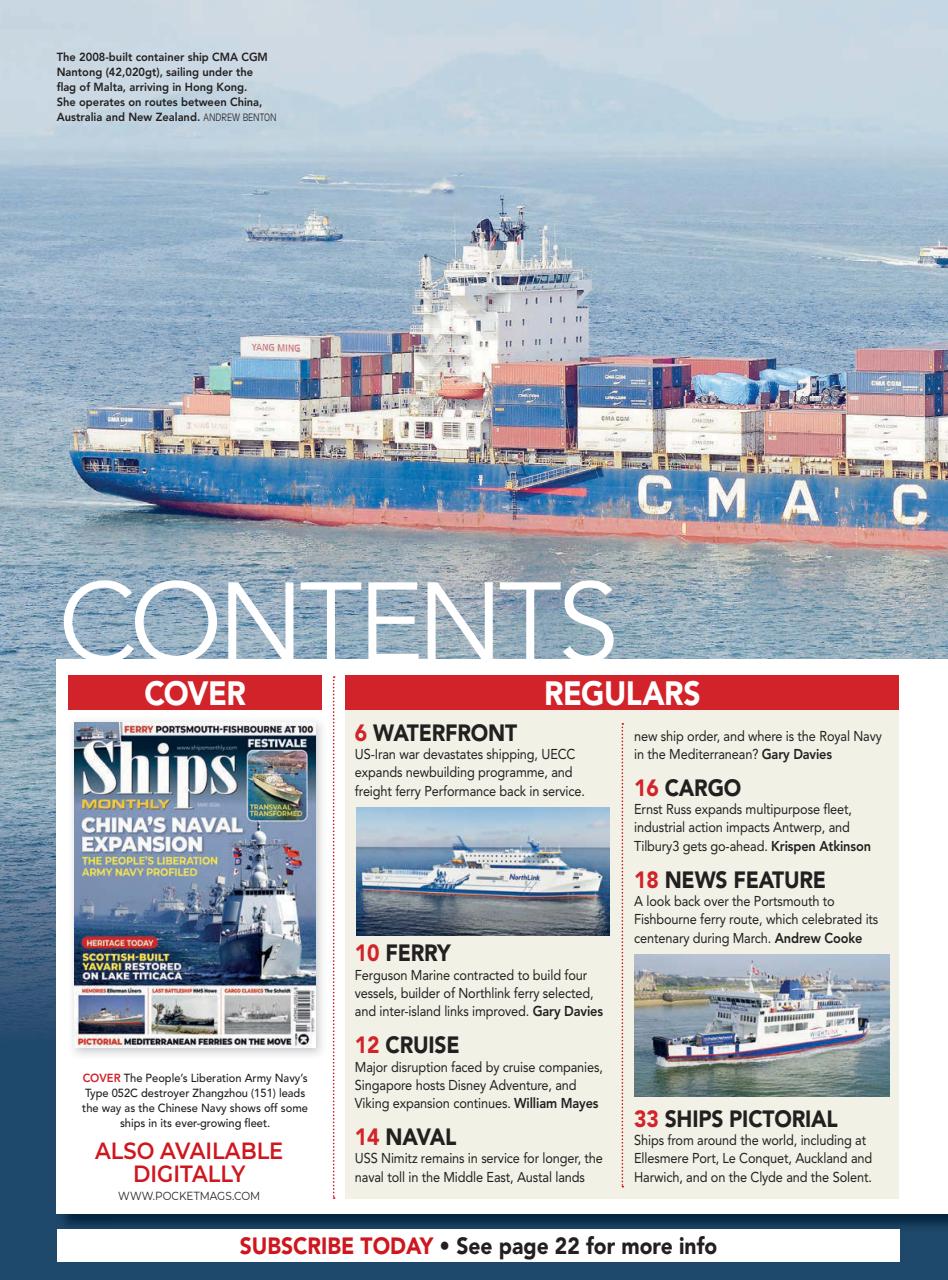 Ships Monthly Preview Pages