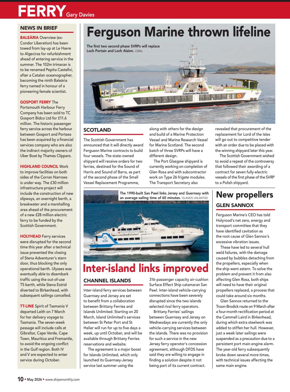 Ships Monthly Preview Pages