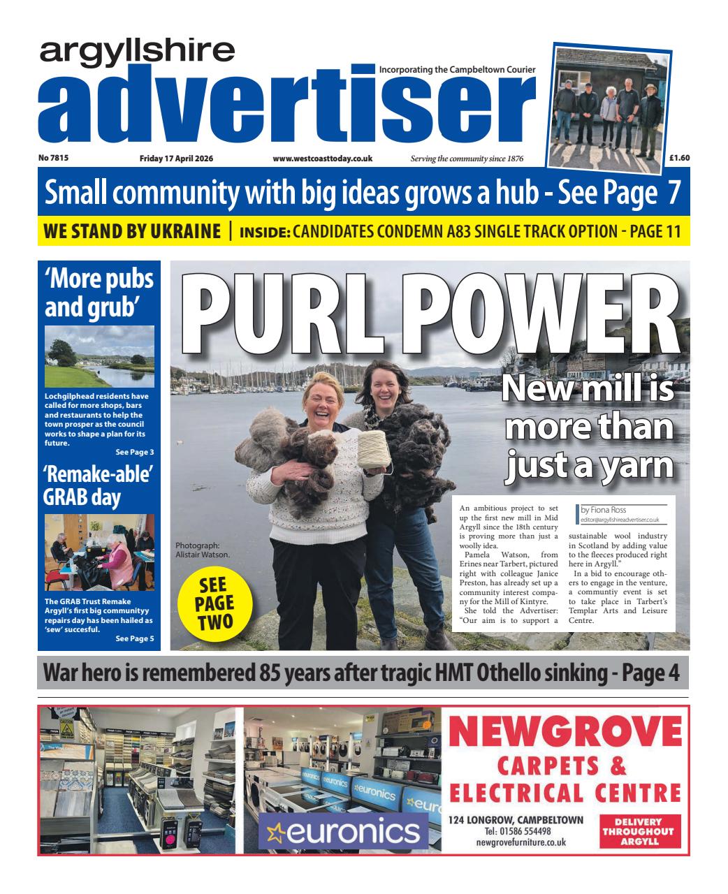 Argyllshire Advertiser Preview Pages