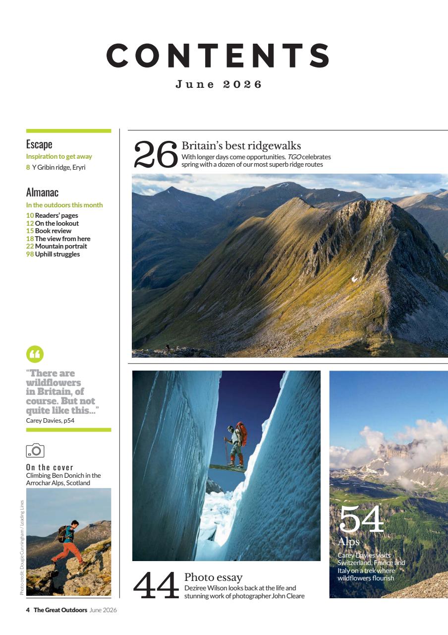 TGO - The Great Outdoors Magazine Preview Pages