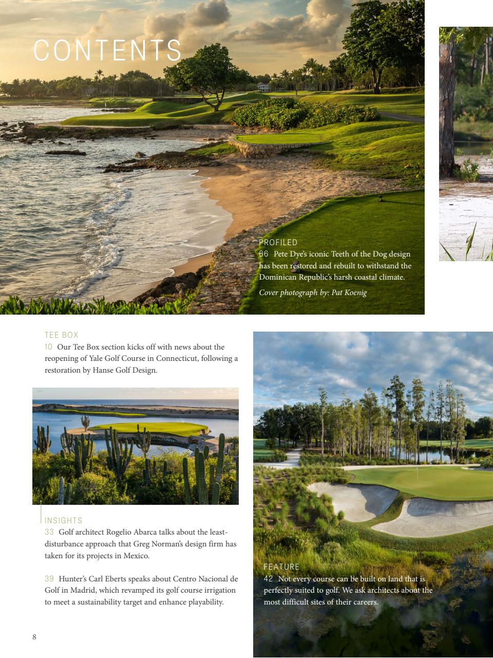 Golf Course Architecture Preview Pages