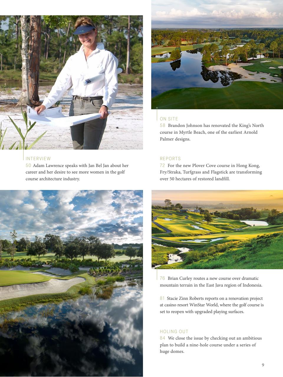 Golf Course Architecture Preview Pages