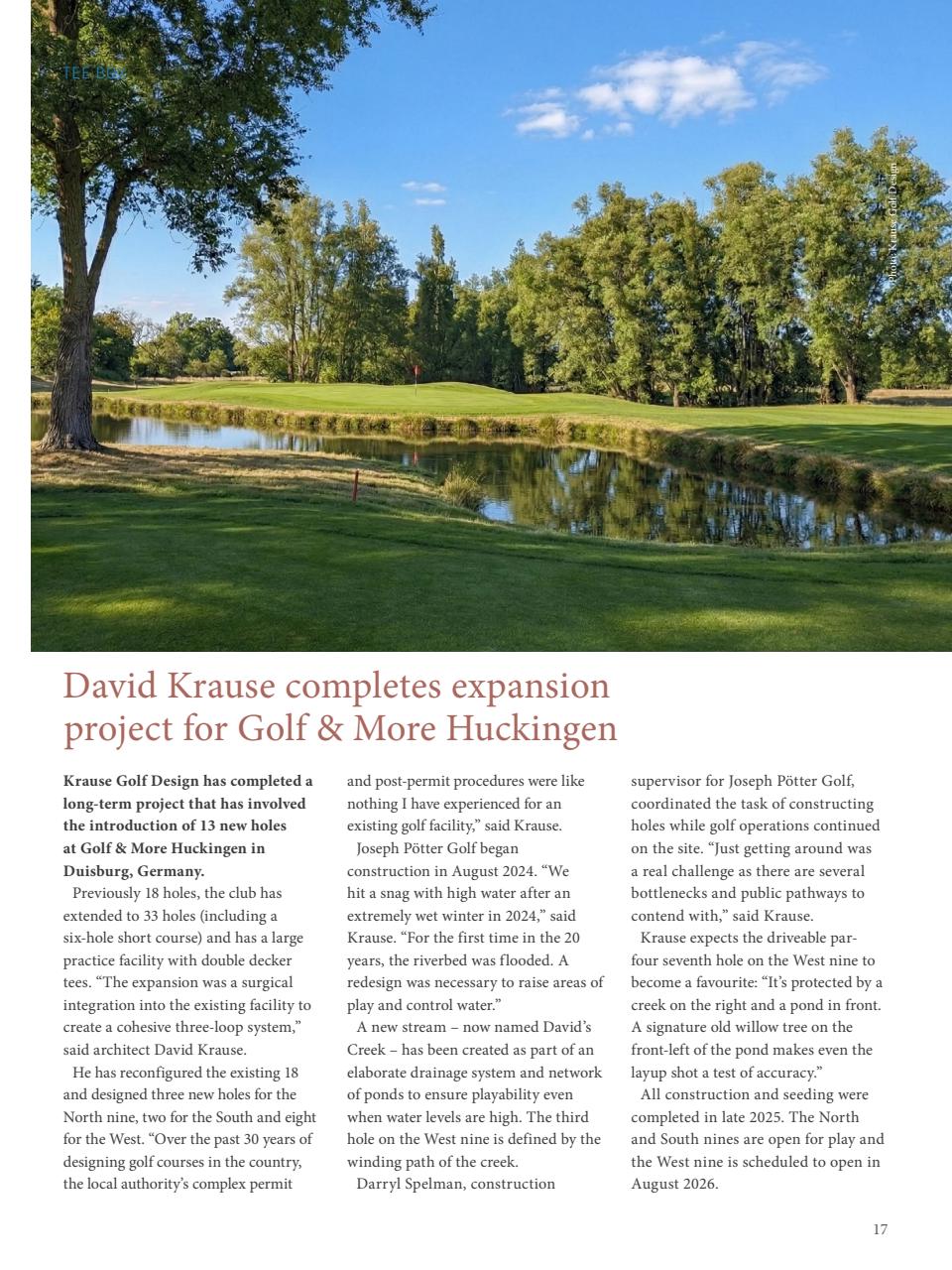 Golf Course Architecture Preview Pages