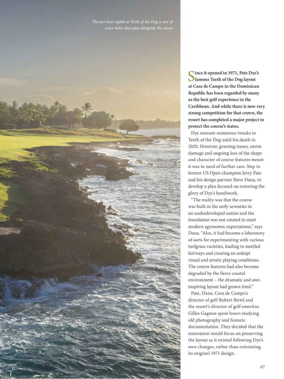 Golf Course Architecture Preview Pages