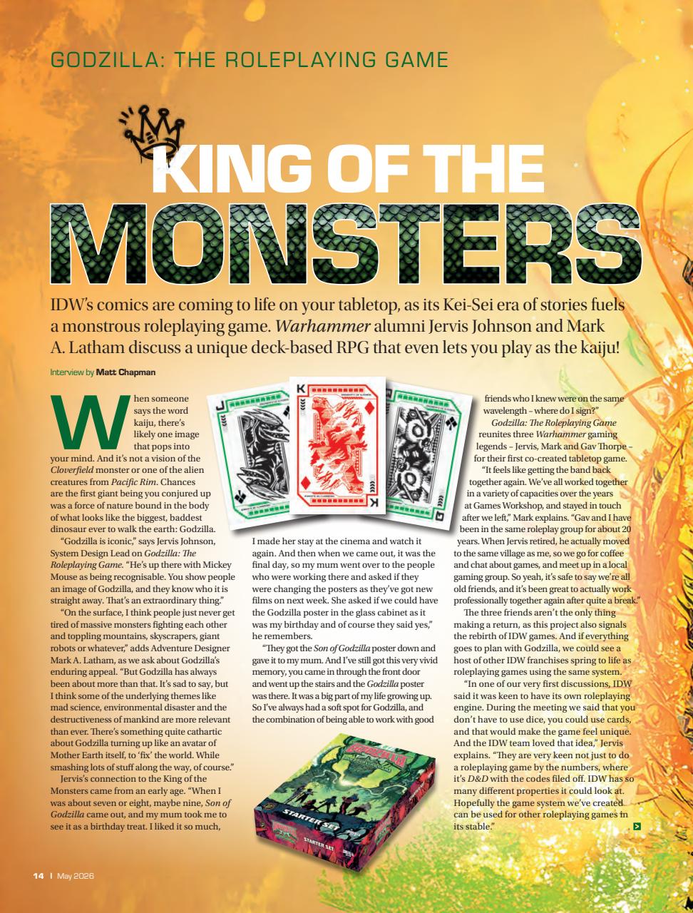 Tabletop Gaming Preview Pages