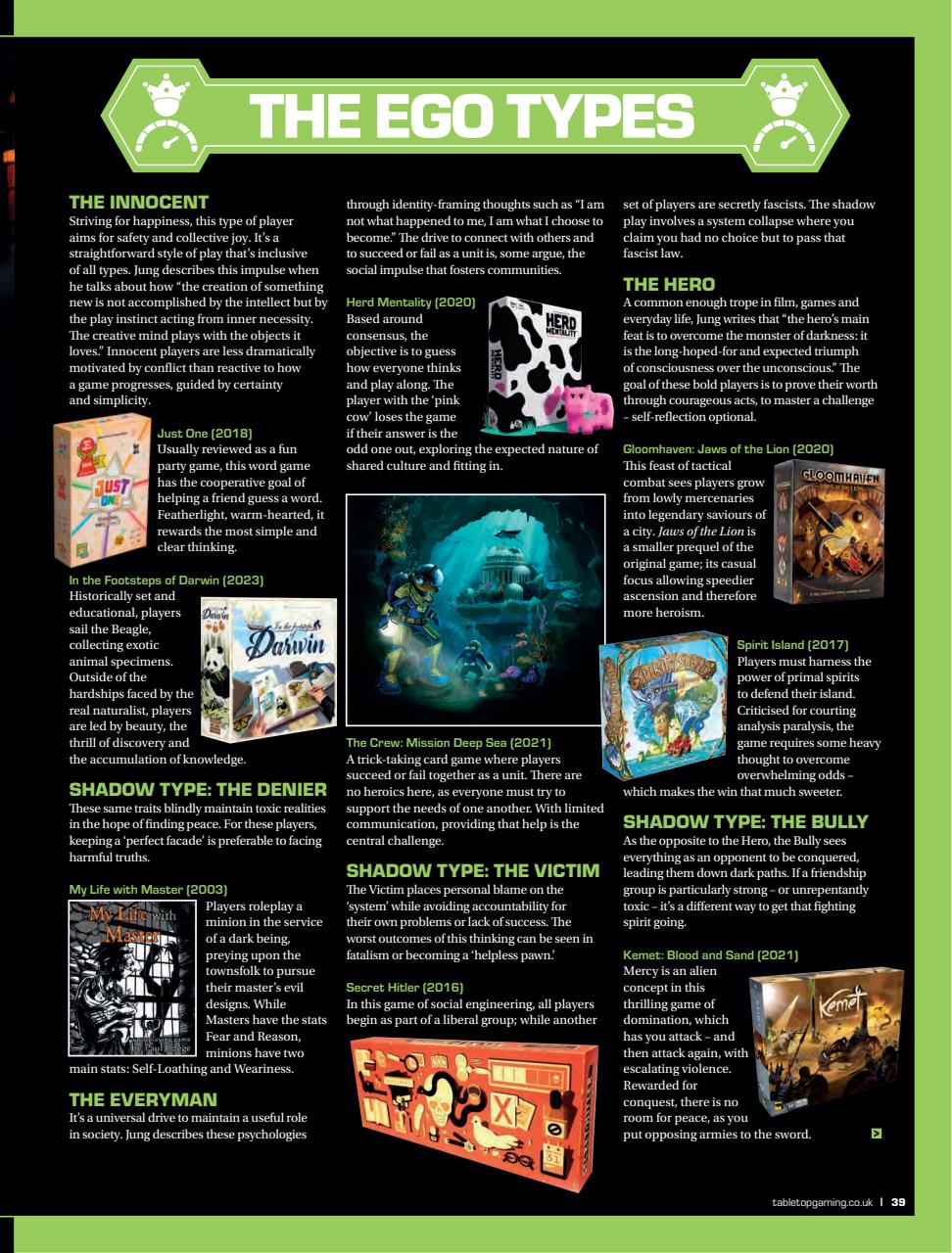 Tabletop Gaming Preview Pages