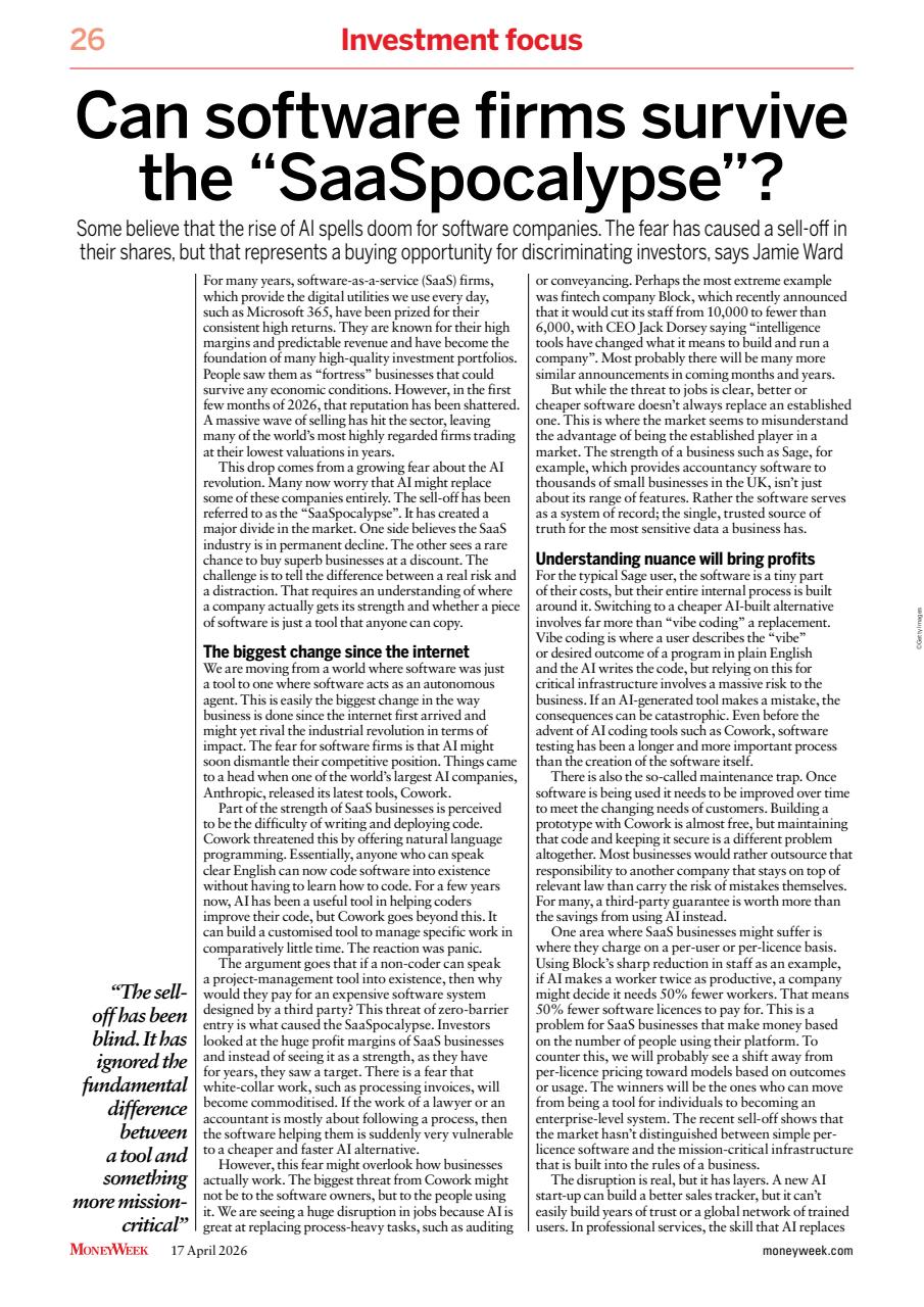 MoneyWeek Preview Pages
