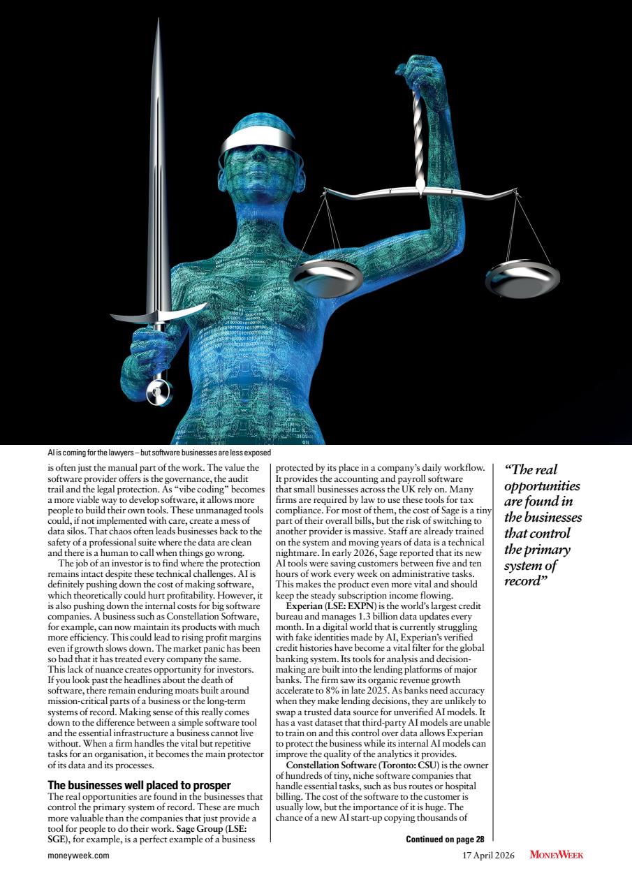 MoneyWeek Preview Pages