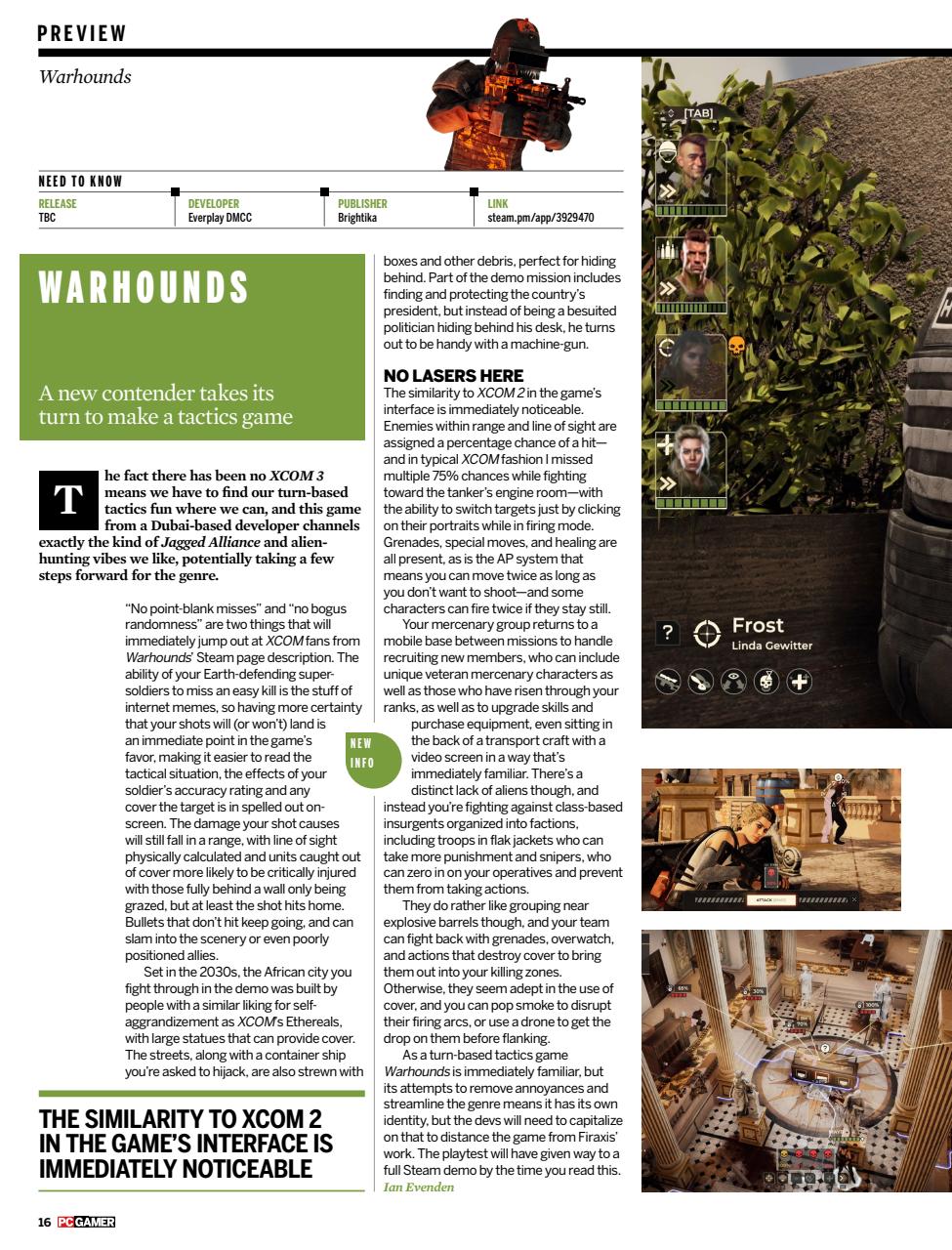 PC Gamer (US Edition) Preview Pages